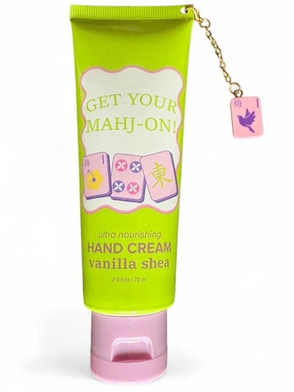 Mahjong “Get Your Mahj-On!” Shea Hand Cream with Mahjong Charm - NEW 🌸✨